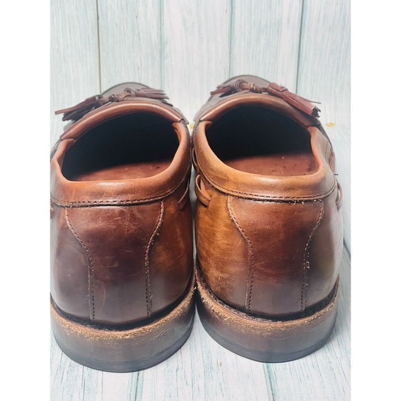 Allen Edmonds Alexandria Mens Size 14B Slip On Dress Shoes Tassel Loafer Brown